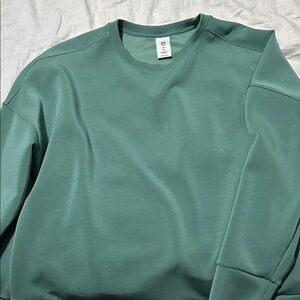Members Mark green scuba sweatshirt